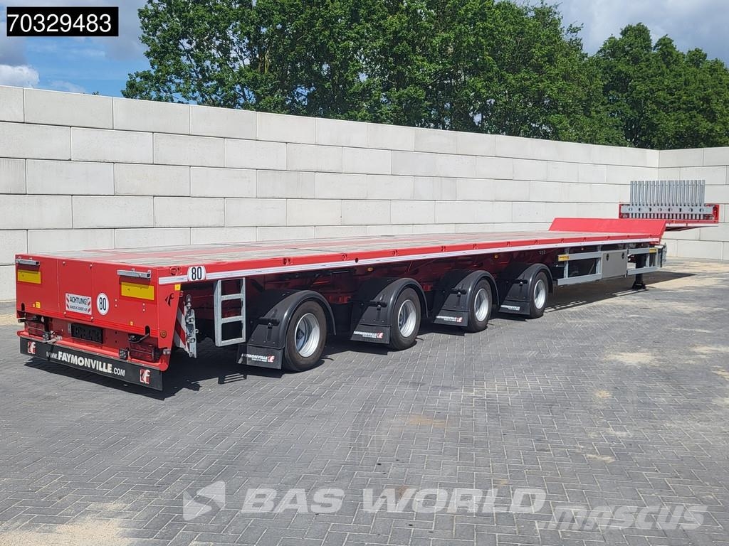 Faymonville F-S44-1BBY 4 axles Tripple tele 47mtr Semirremolques de carga baja