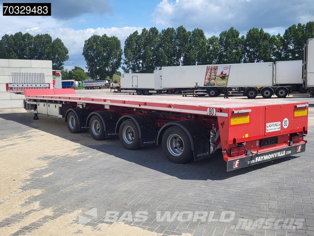 Faymonville F-S44-1BBY 4 axles Tripple tele 47mtr Semirremolques de carga baja
