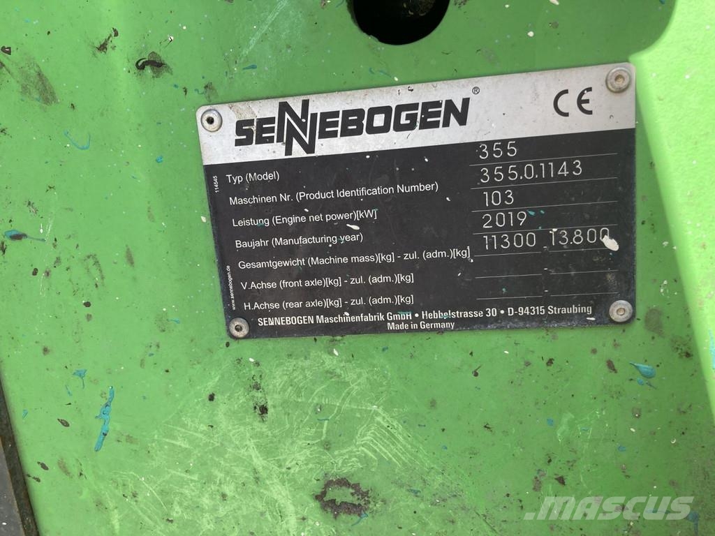 Sennebogen 355 E Iekrāvēji uz riteņiem