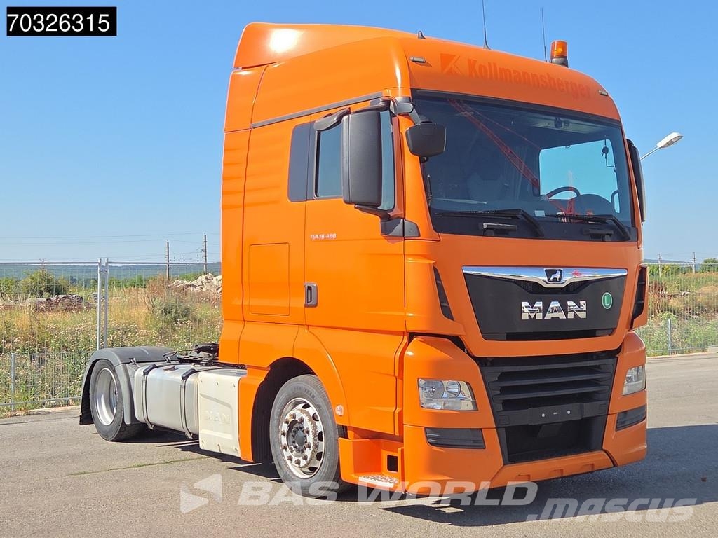 MAN TGX 18.460 4X2 XLX Mega Retarder 2x Tanks TUV Vlačilci