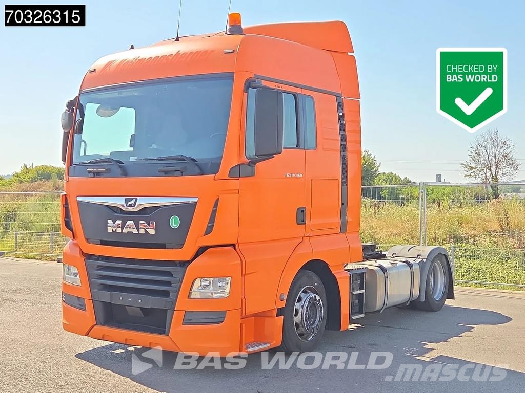 MAN TGX 18.460 4X2 XLX Mega Retarder 2x Tanks TUV Vlačilci