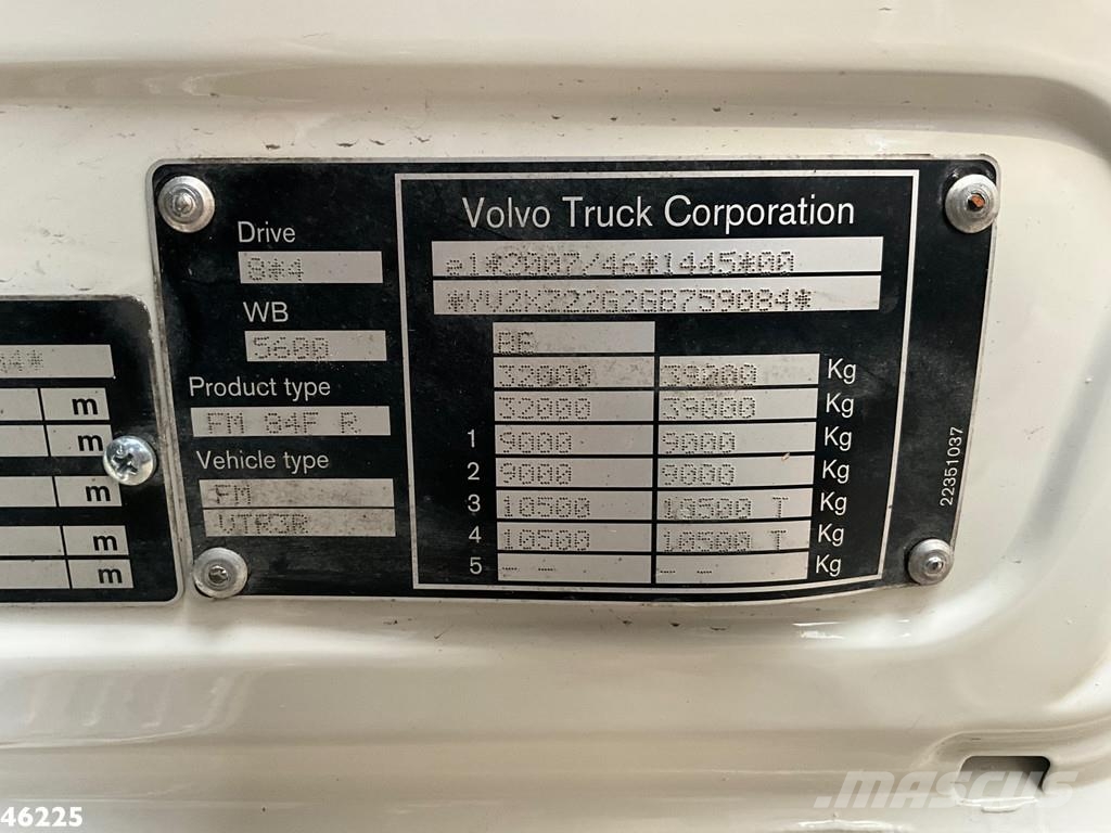 Volvo FM 410 8x4 Hiab 28 Tonmeter laadkraan met 20 Ton S Kotalni prekucni tovornjaki