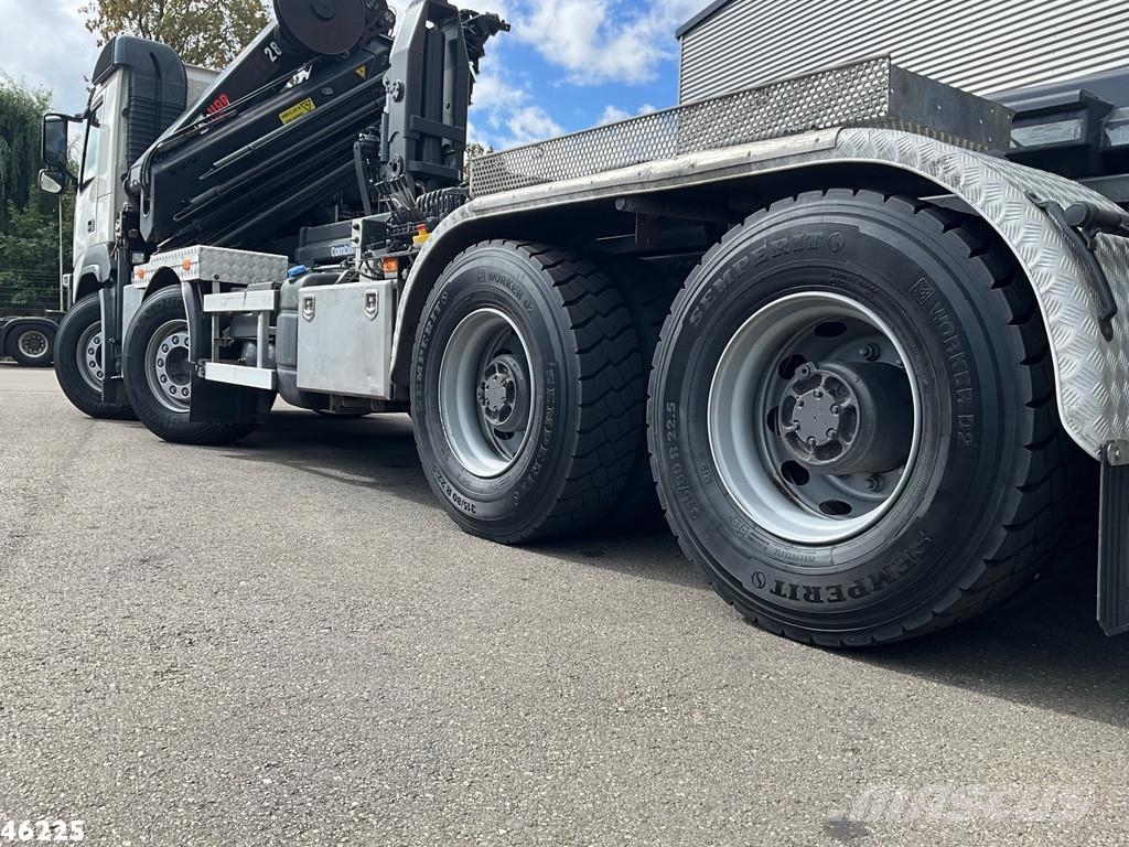 Volvo FM 410 8x4 Hiab 28 Tonmeter laadkraan met 20 Ton S Kotalni prekucni tovornjaki