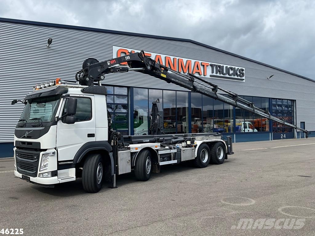 Volvo FM 410 8x4 Hiab 28 Tonmeter laadkraan met 20 Ton S Kotalni prekucni tovornjaki