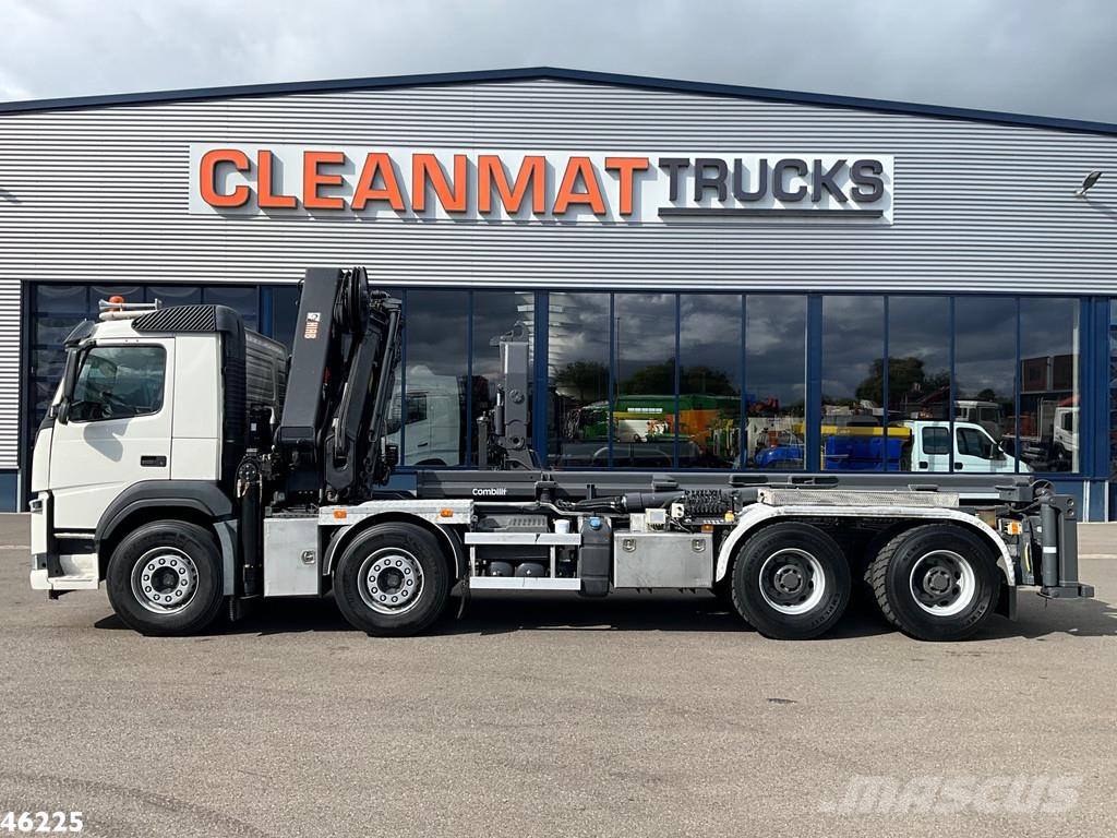 Volvo FM 410 8x4 Hiab 28 Tonmeter laadkraan met 20 Ton S Kotalni prekucni tovornjaki