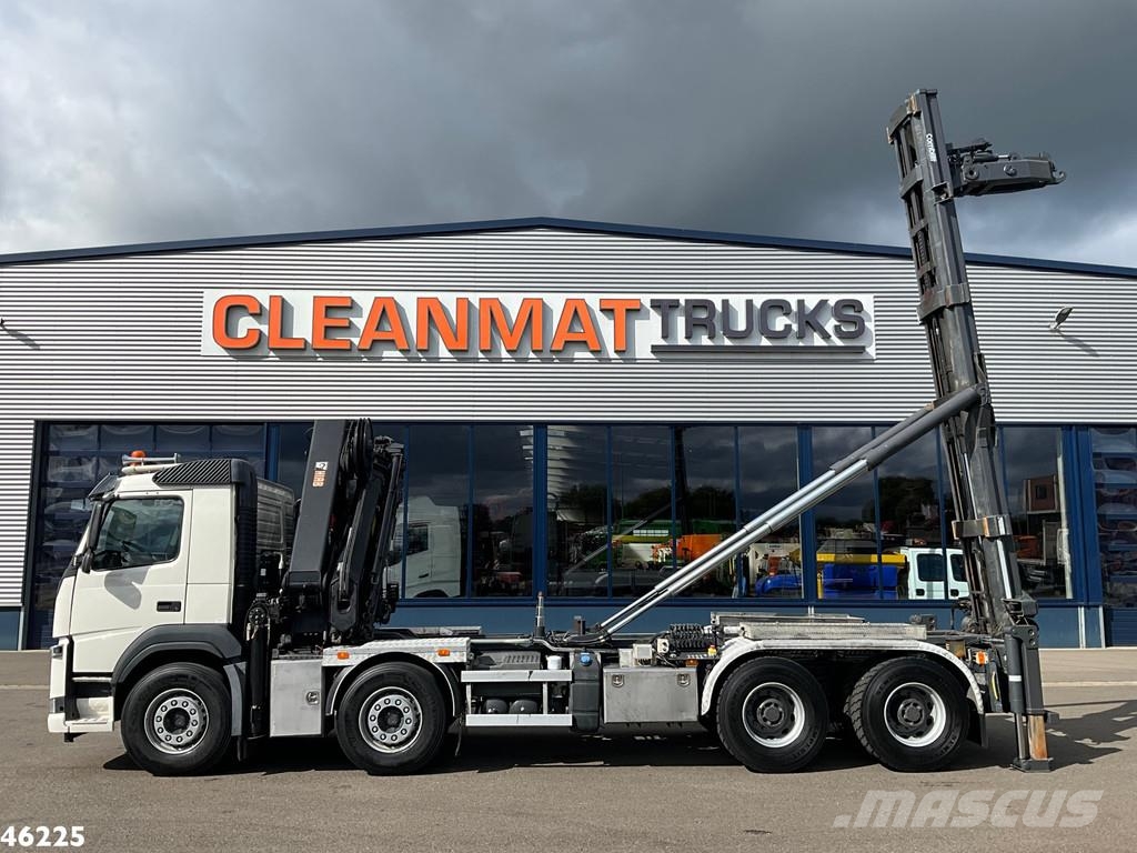 Volvo FM 410 8x4 Hiab 28 Tonmeter laadkraan met 20 Ton S Kotalni prekucni tovornjaki