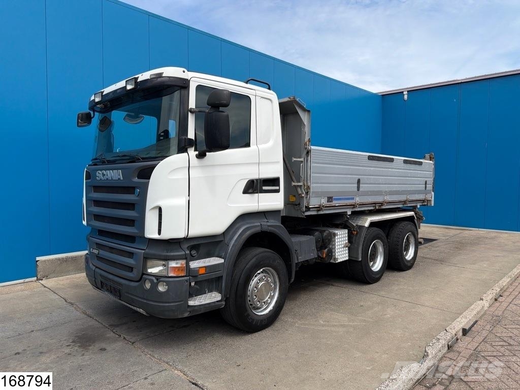 Scania R 480 6x4, Retarder, Manual, Steel suspension Bañeras basculantes usadas