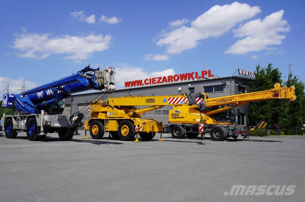 Sennebogen 630 rough terrain crane / 2000 MTH / Range 30 m Всъдеходни кранове