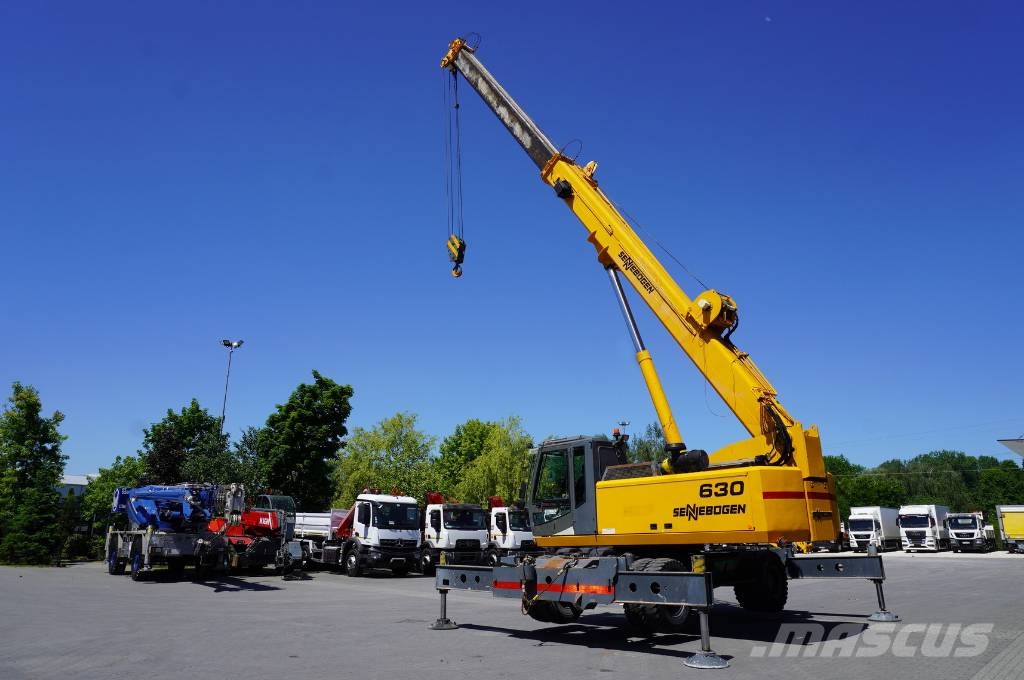 Sennebogen 630 rough terrain crane / 2000 MTH / Range 30 m Всъдеходни кранове