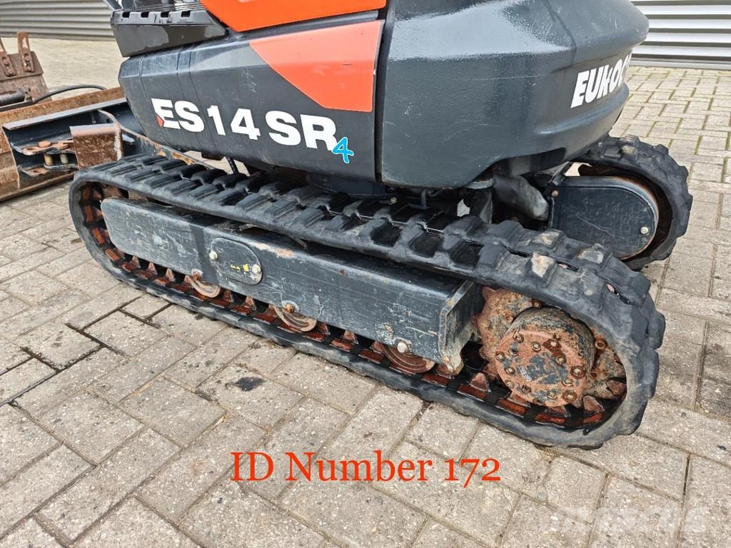Eurocomach ES 14 SR4 2 Buckets! Minigraafmachines < 7t