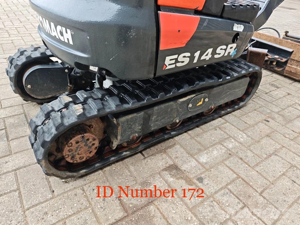 Eurocomach ES 14 SR4 2 Buckets! Minigraafmachines < 7t