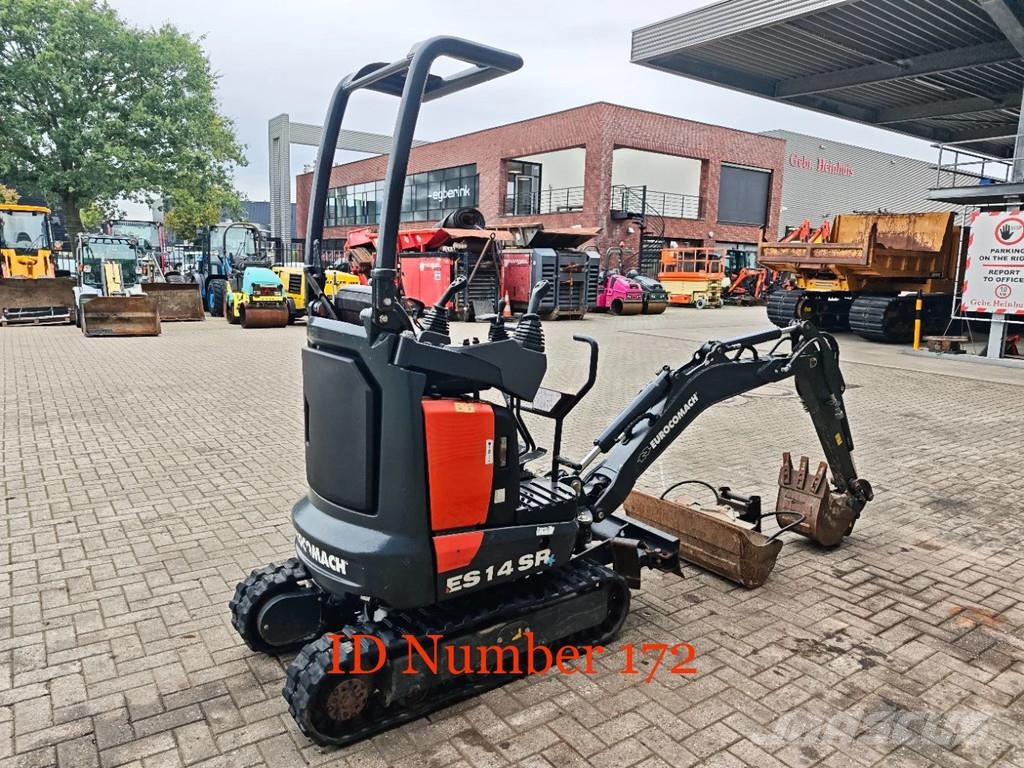Eurocomach ES 14 SR4 2 Buckets! Minigraafmachines < 7t