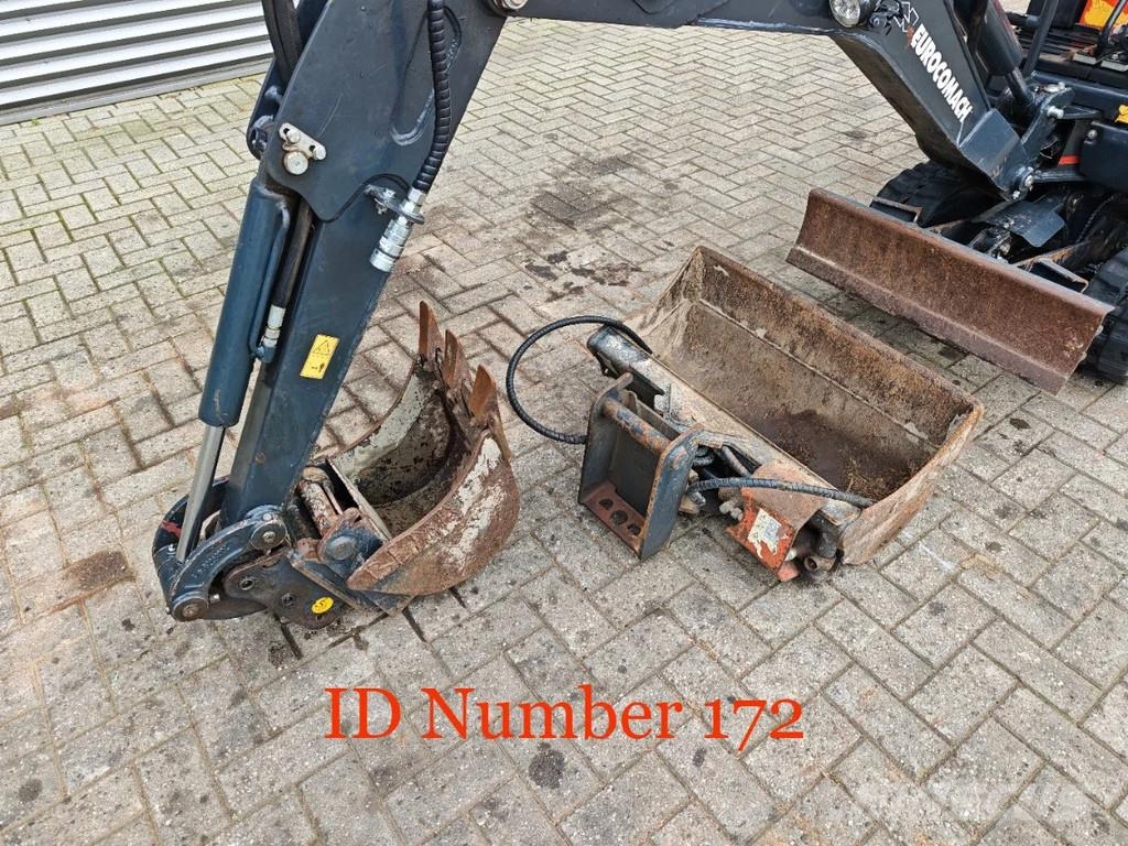 Eurocomach ES 14 SR4 2 Buckets! Minigraafmachines < 7t