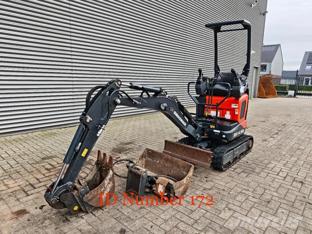 Eurocomach ES 14 SR4 2 Buckets! Minigraafmachines < 7t