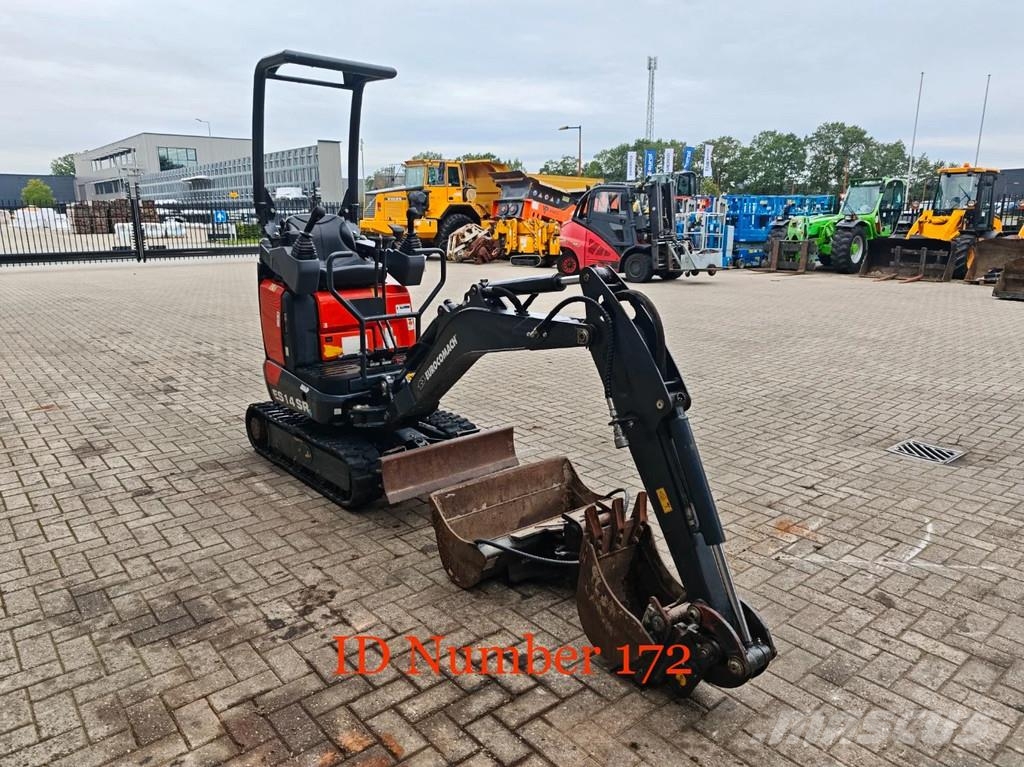Eurocomach ES 14 SR4 2 Buckets! Minigraafmachines < 7t