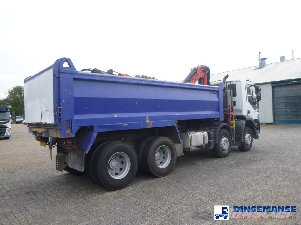Iveco AD340T36 8x4 RHD tipper + Palfinger E120 plus + gr All-Terrain-Krane