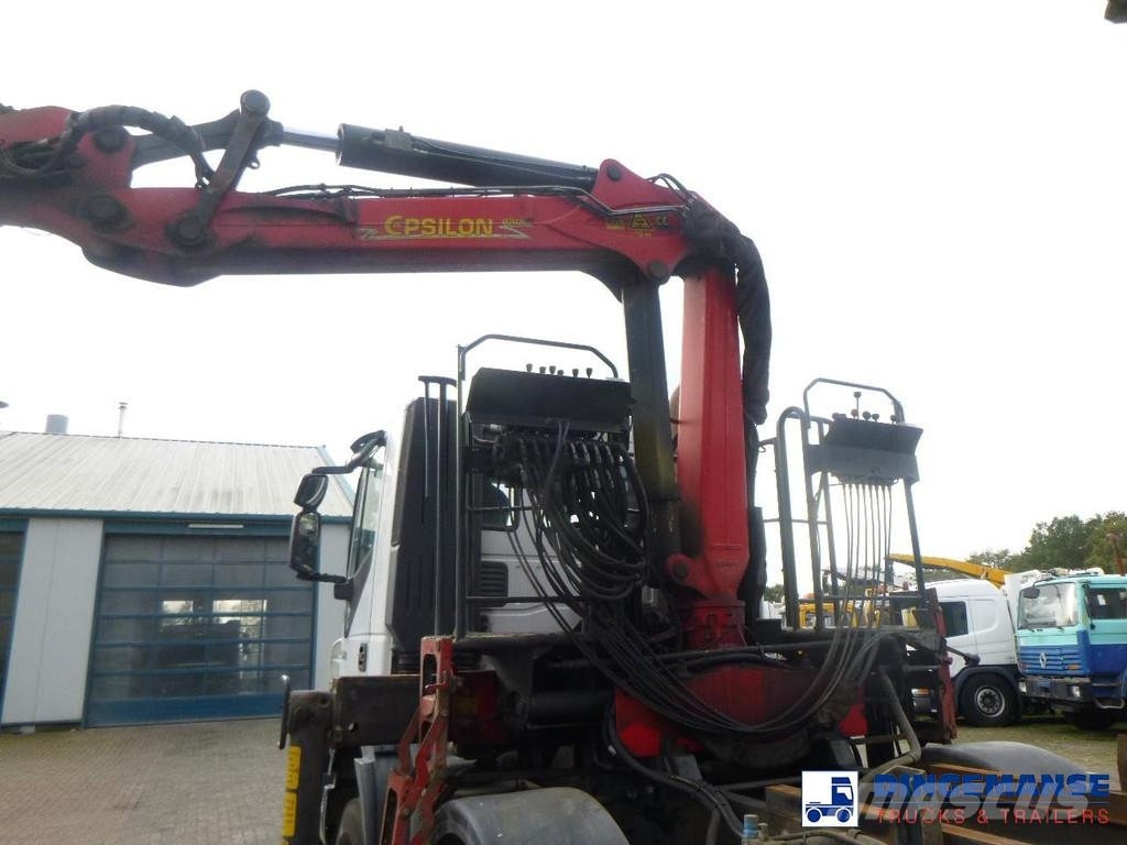 Iveco AD340T36 8x4 RHD tipper + Palfinger E120 plus + gr All-Terrain-Krane