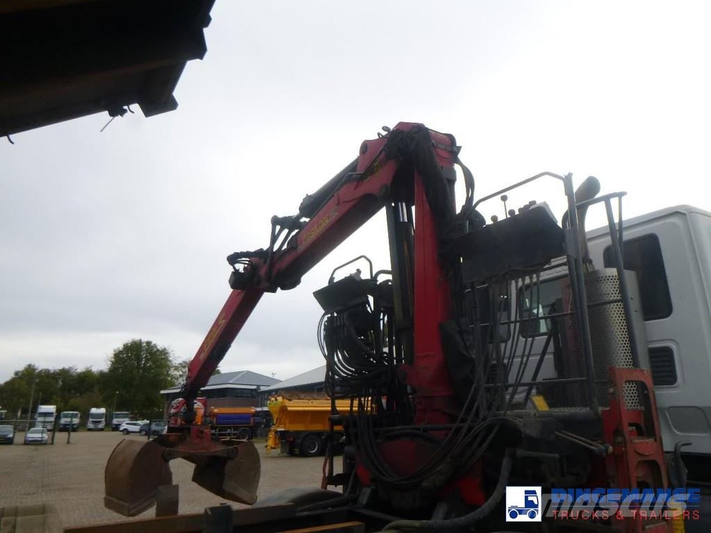 Iveco AD340T36 8x4 RHD tipper + Palfinger E120 plus + gr All-Terrain-Krane