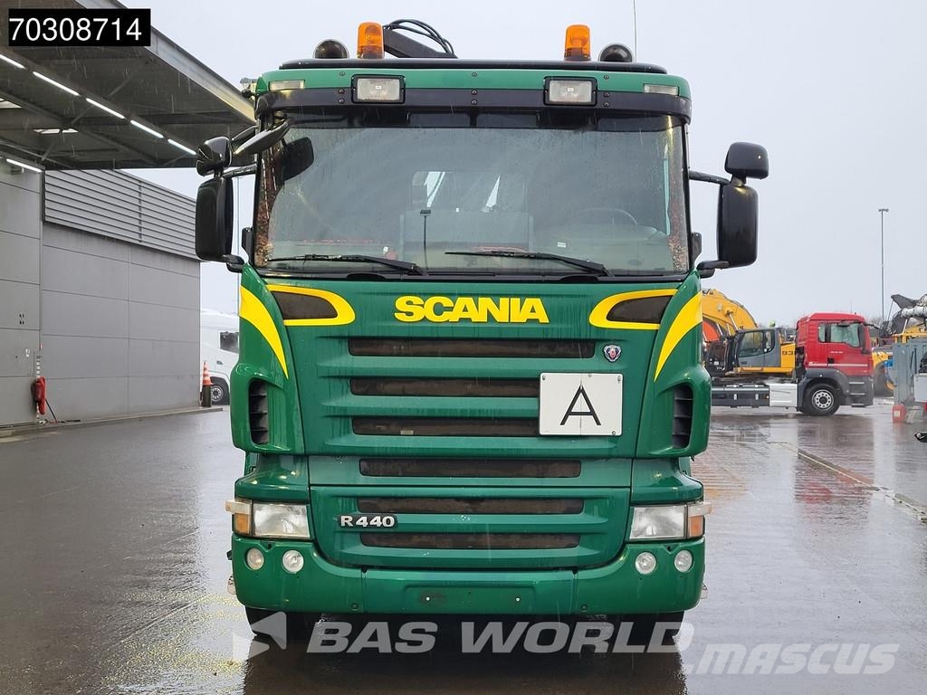 Scania R440 8X2 Palfinger Q150Z82 Kran Crane Bevako cable Bañeras basculantes usadas