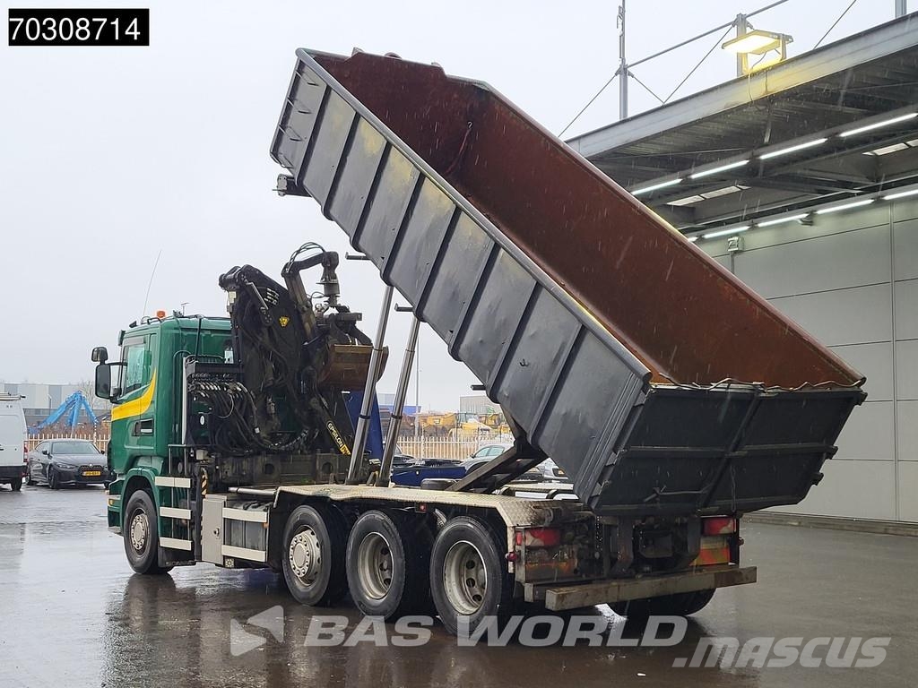 Scania R440 8X2 Palfinger Q150Z82 Kran Crane Bevako cable Bañeras basculantes usadas