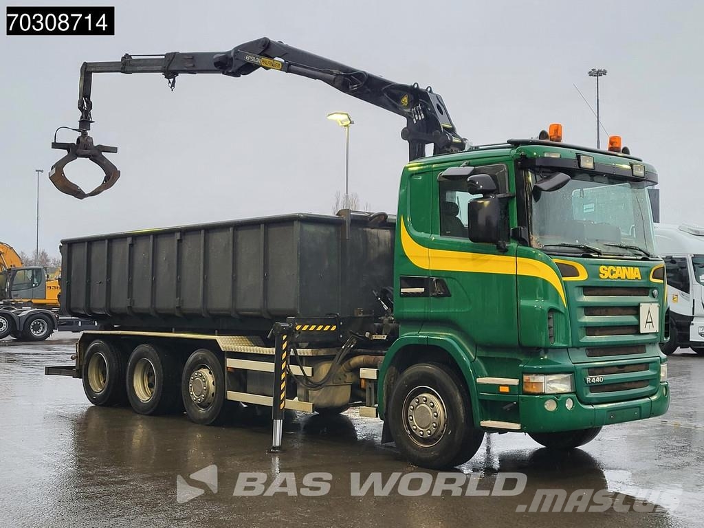 Scania R440 8X2 Palfinger Q150Z82 Kran Crane Bevako cable Bañeras basculantes usadas