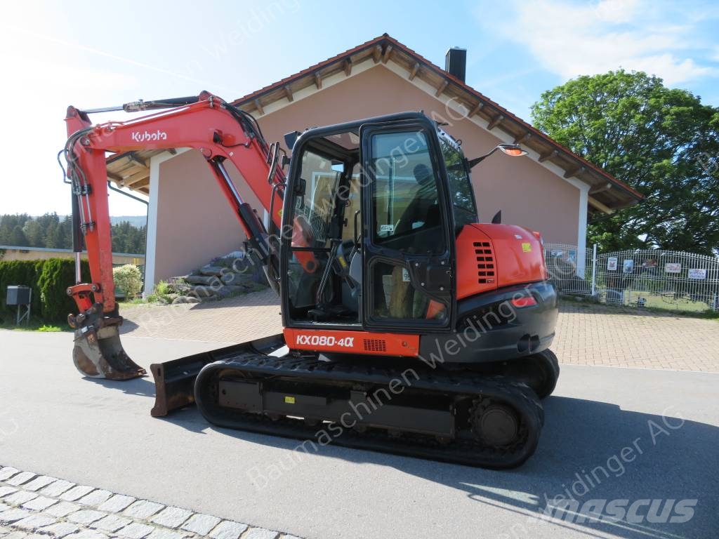 Kubota KX 080-4 Midi excavators  7t - 12t