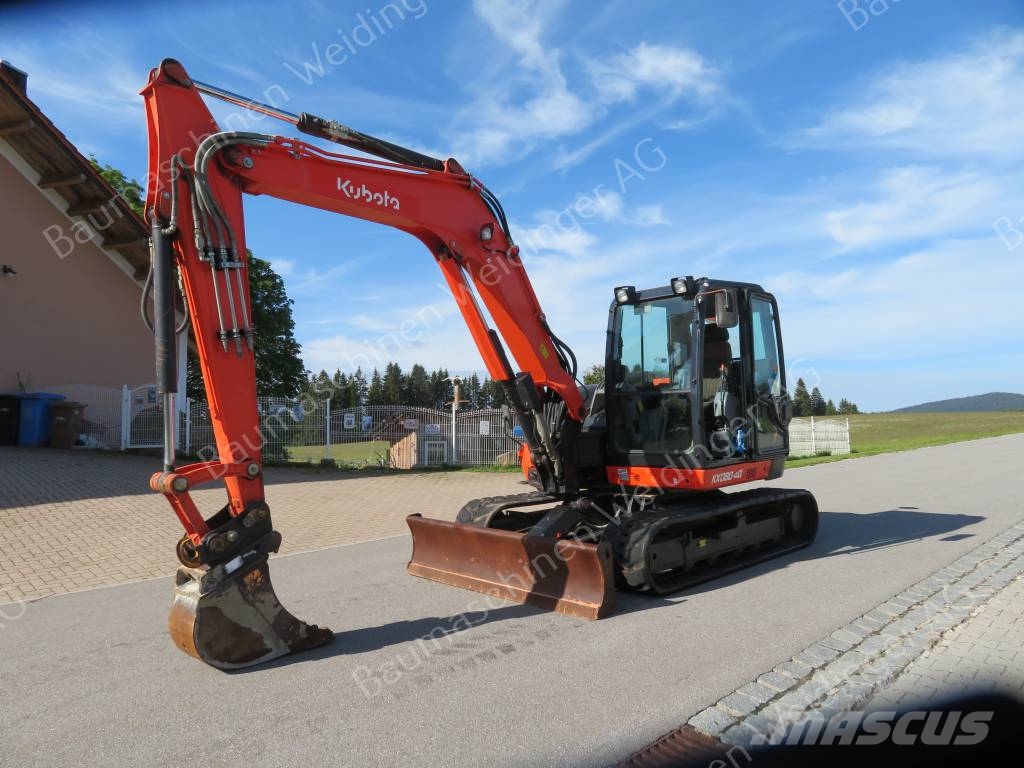 Kubota KX 080-4 Midi excavators  7t - 12t