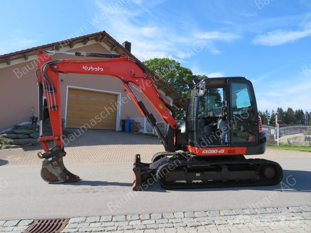 Kubota KX 080-4 Midi excavators  7t - 12t