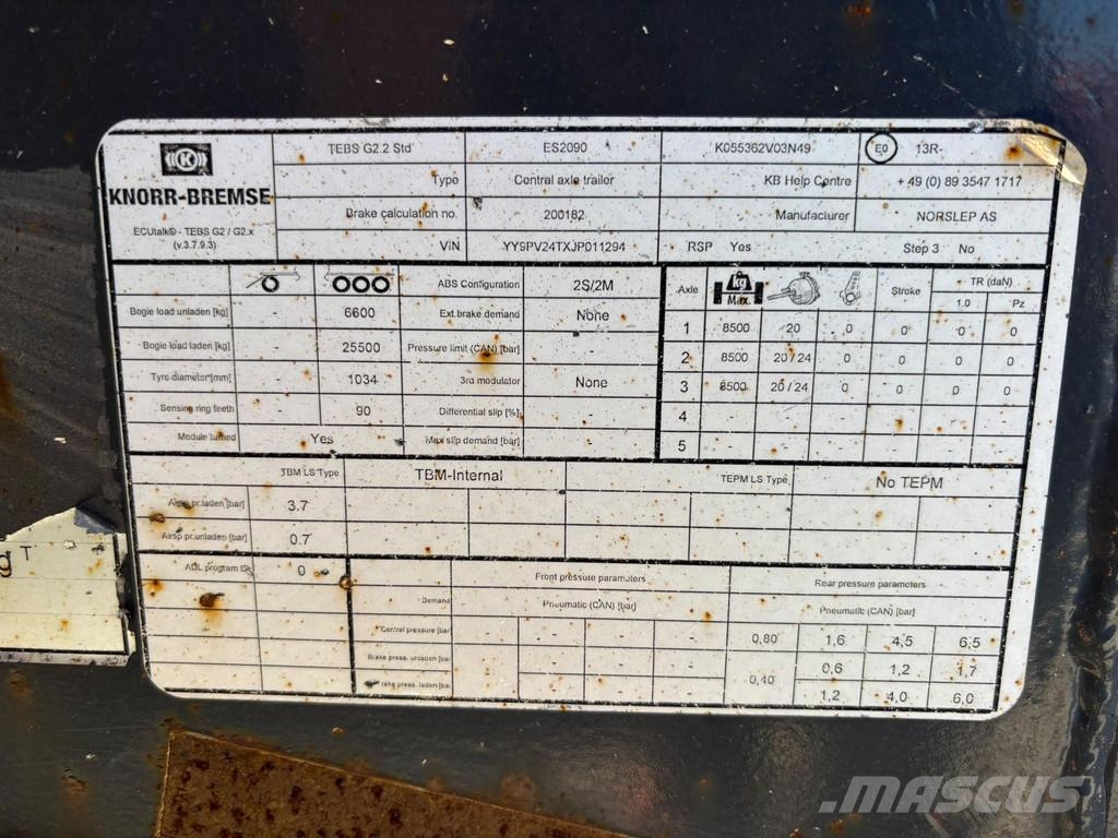 NOR SLEP PHV-24T BOX L=5003 mm Pašizgāzējs