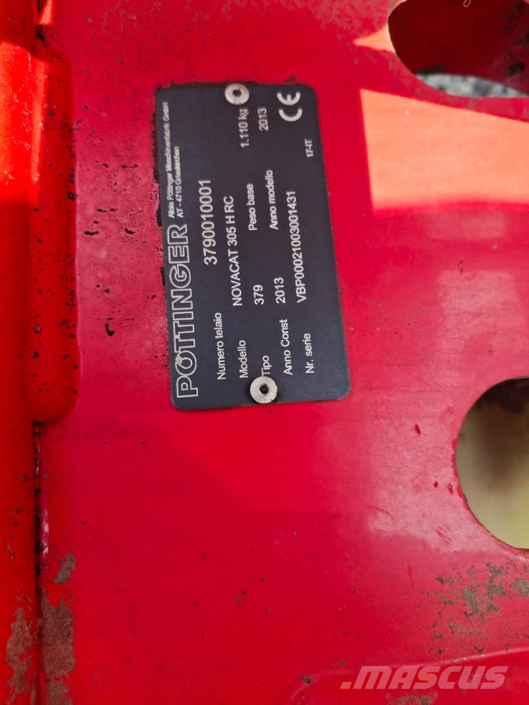 Pöttinger NOVACAT 305 HRC Segadoras acondicionadoras