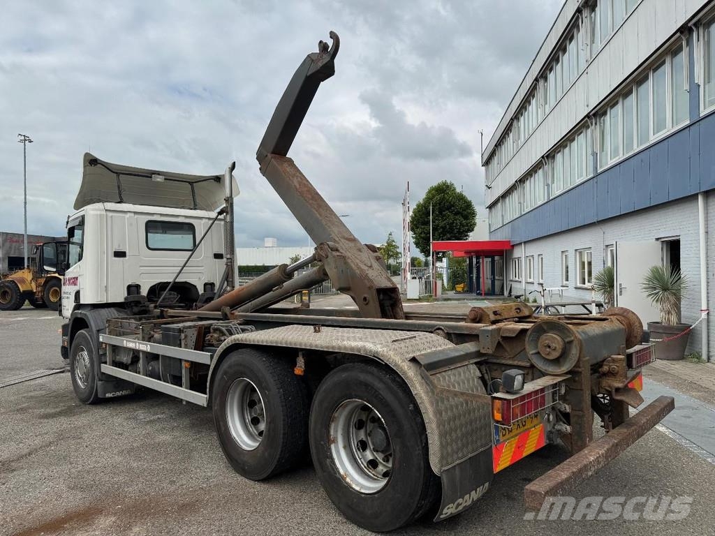 Scania P114G 380 6X2 EURO 2 + 20 TON HOOKLIFT アームロール