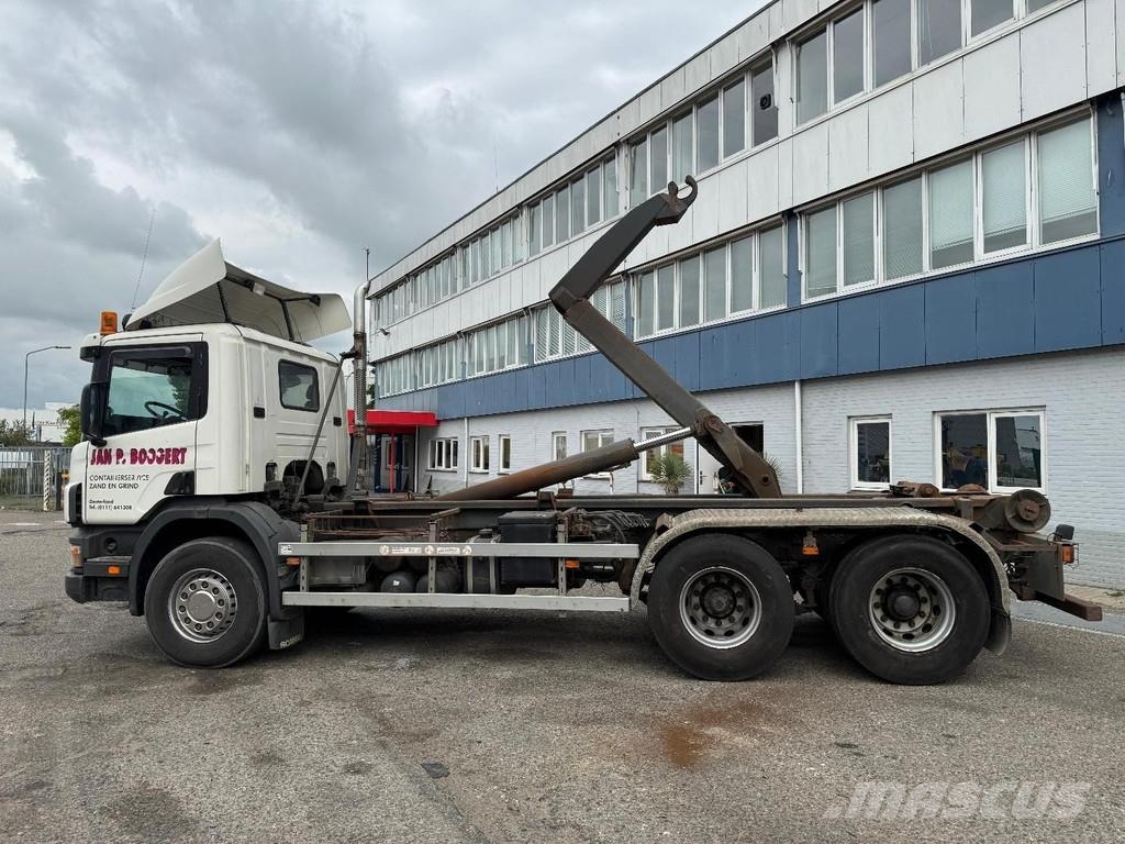 Scania P114G 380 6X2 EURO 2 + 20 TON HOOKLIFT アームロール