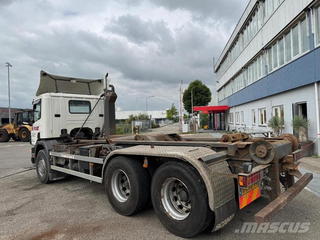 Scania P114G 380 6X2 EURO 2 + 20 TON HOOKLIFT アームロール