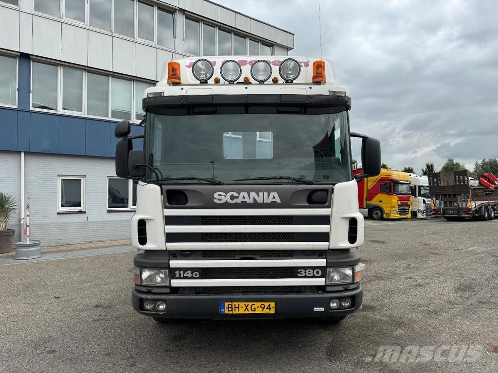 Scania P114G 380 6X2 EURO 2 + 20 TON HOOKLIFT アームロール
