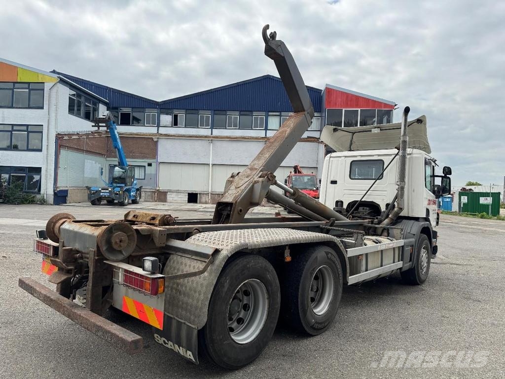 Scania P114G 380 6X2 EURO 2 + 20 TON HOOKLIFT アームロール
