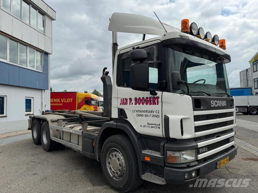 Scania P114G 380 6X2 EURO 2 + 20 TON HOOKLIFT アームロール