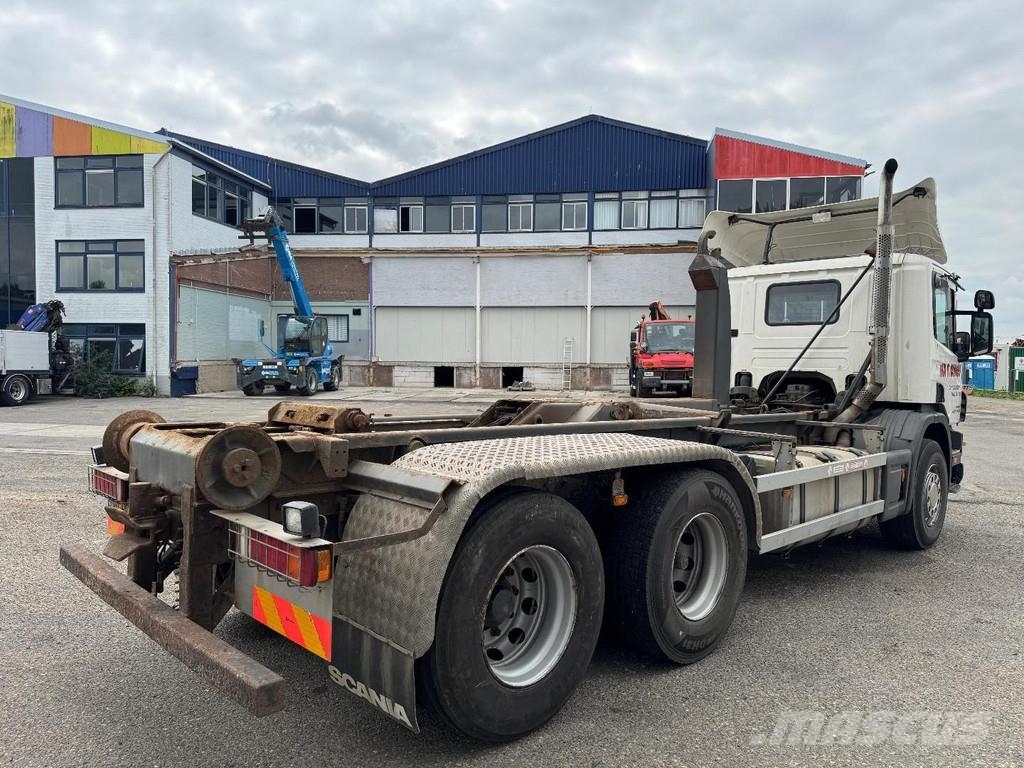 Scania P114G 380 6X2 EURO 2 + 20 TON HOOKLIFT アームロール