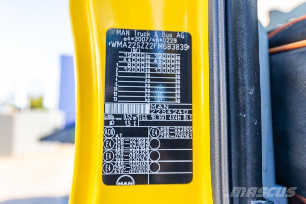 MAN TGS 18.360 BLS-4X4H (PTO) وحدات الجر