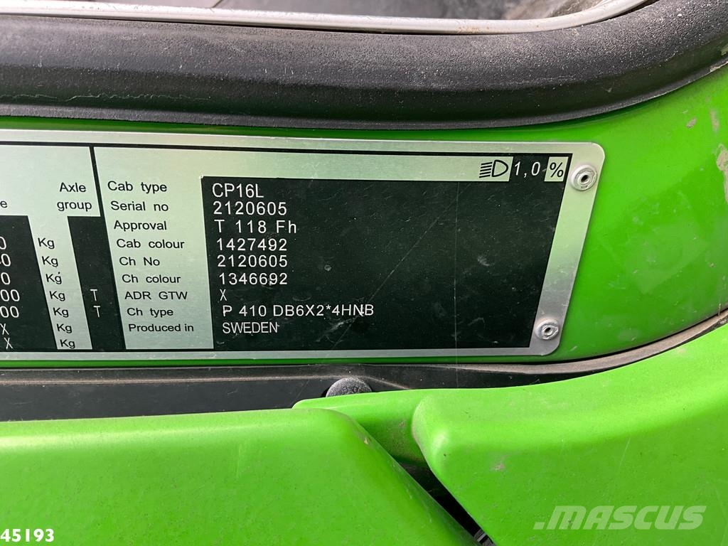Scania P410 Euro 6 Geesink / Norba MF300, 21m³ شاحنات المخلفات