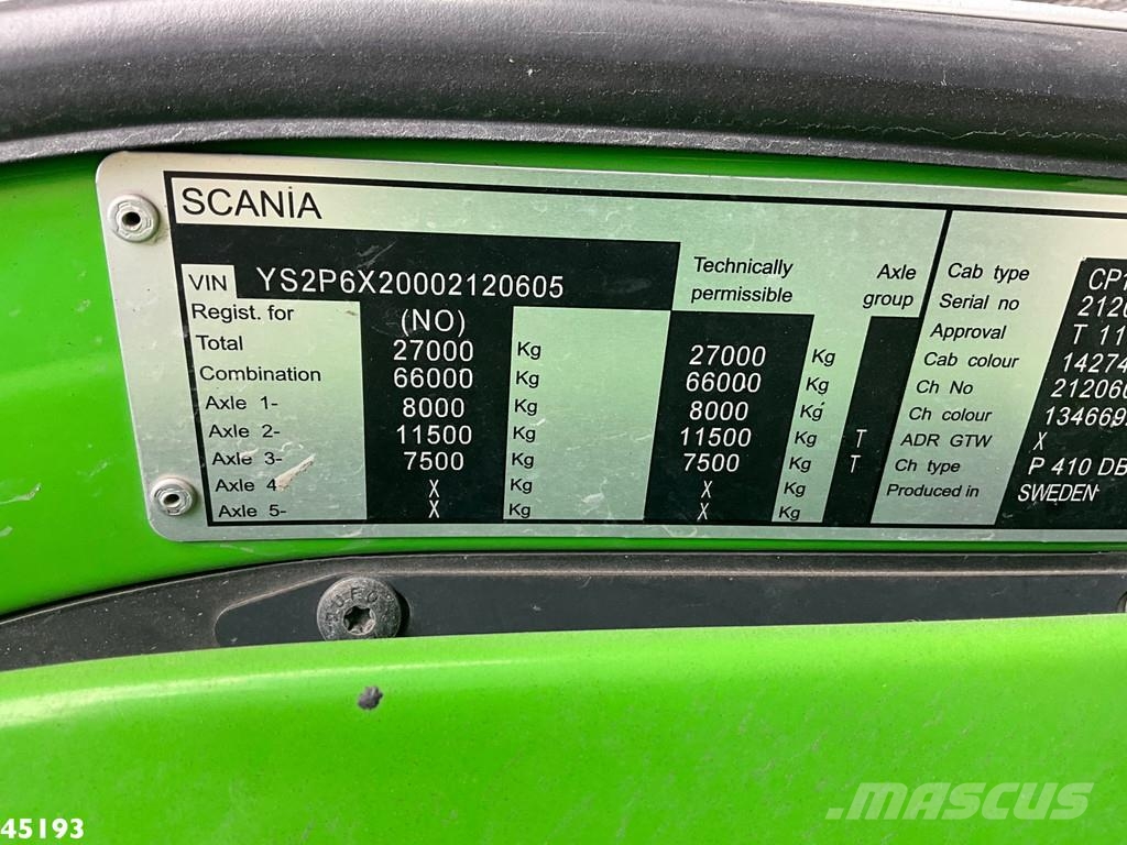Scania P410 Euro 6 Geesink / Norba MF300, 21m³ شاحنات المخلفات