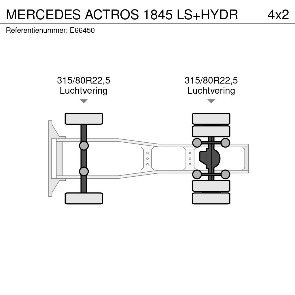 Mercedes-Benz ACTROS 1845 LS+HYDR وحدات الجر