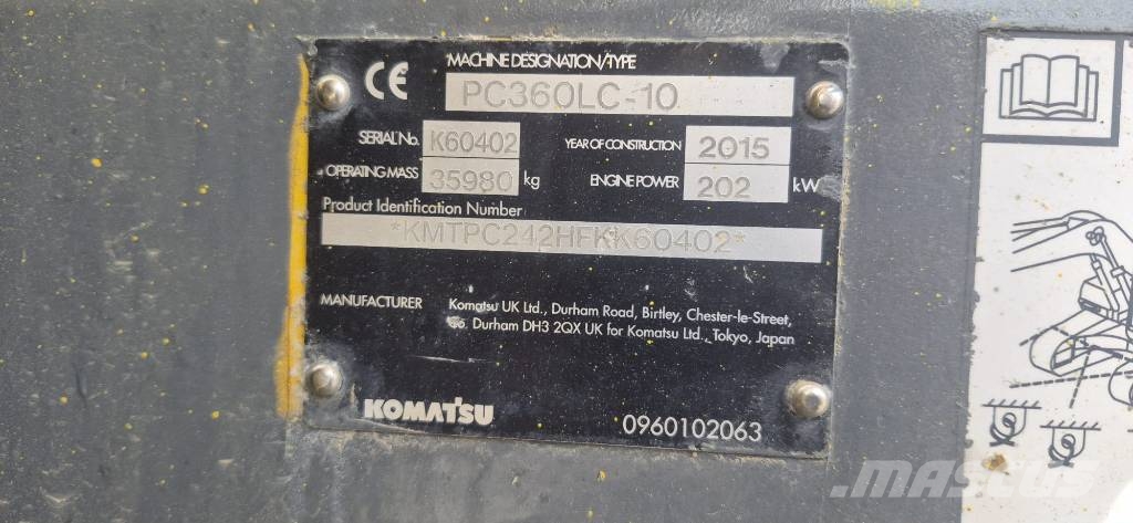 Komatsu PC 360 LC-10 Lánctalpas kotrók