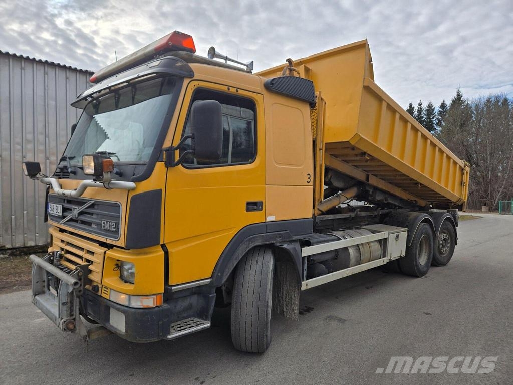 Volvo FM12 6X2 شاحنات قلابة
