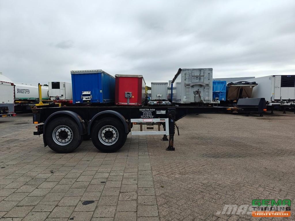 Renders EURO 700 20FT - 3040KG - 2 Mercedes Axles Disc Bra Semirremolques portacontenedores