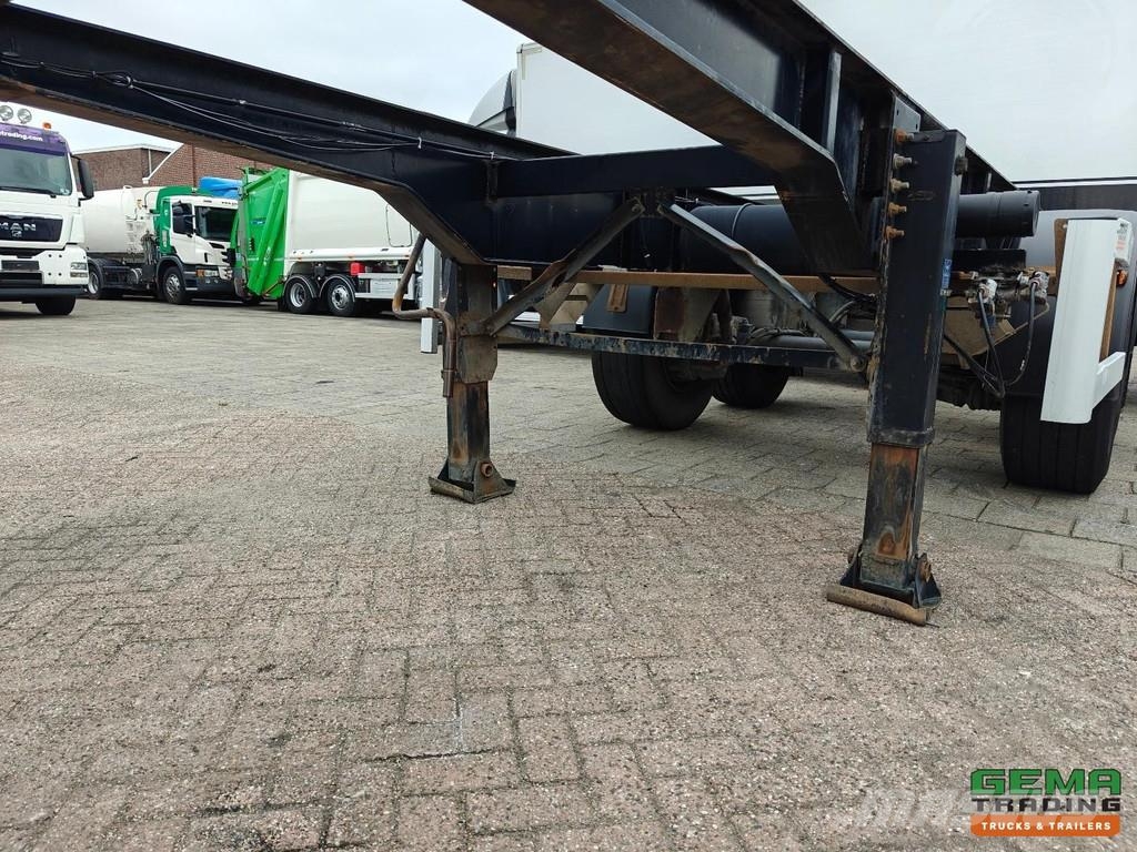 Renders EURO 700 20FT - 3040KG - 2 Mercedes Axles Disc Bra Semirremolques portacontenedores