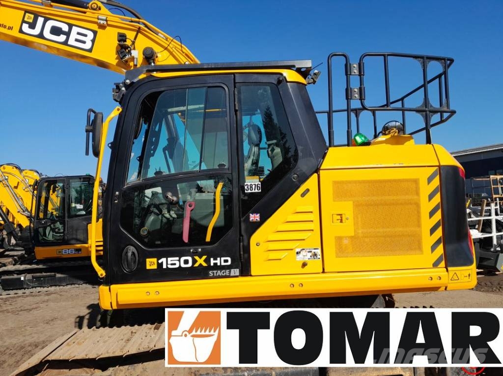 JCB 150 X HD Paletli ekskavatörler