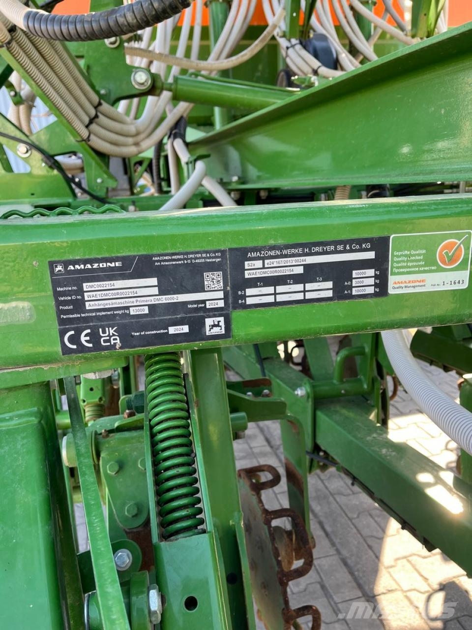 Amazone Primera DMC 6000-2 مثاقيب