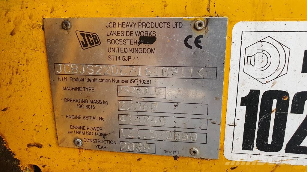 JCB JS 220 LC Escavatori cingolati