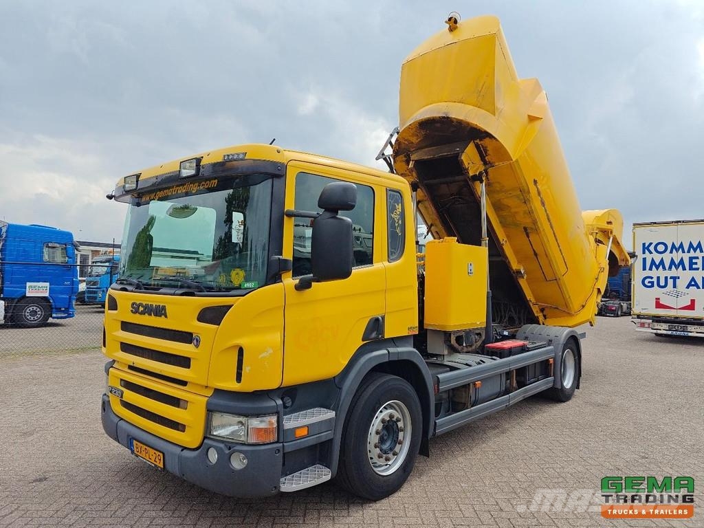 Scania P 230 B 4X2 Euro5 Day Cab - Haller S LF18m3 - Side Renovasjonsbil
