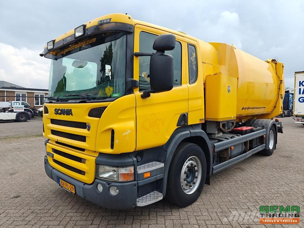 Scania P 230 B 4X2 Euro5 Day Cab - Haller S LF18m3 - Side Renovasjonsbil